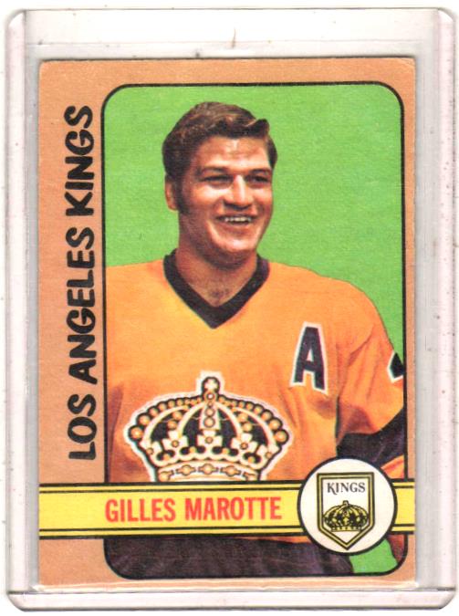 1972 O-Pee-Chee  Gilles Marotte  Card #27 - Los Angeles Kings